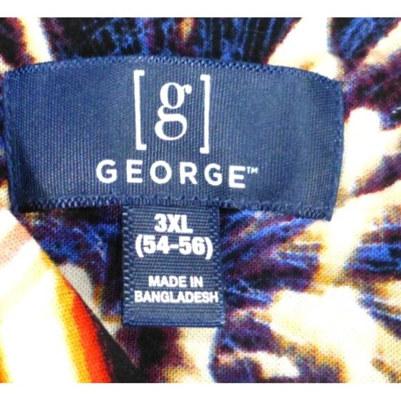 George Mens All Over Fireworks Cat Button-Up Shirt 3XL 100% Rayon Patriotic Prin - Picture 4 of 9